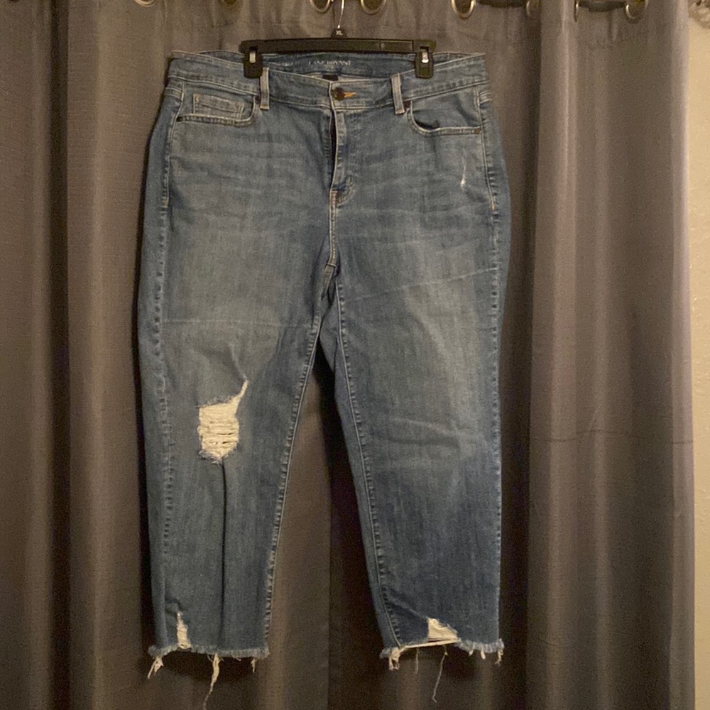 #8  LB crop jeans 18r